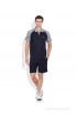 Monte Carlo Black Cotton Blend Bermuda Set Monte Carlo Black Cotton Blend Bermuda Set